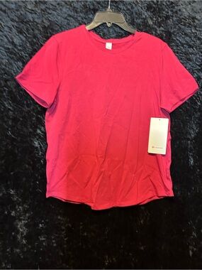 lululemon athletica Short Sleeve Crew Tee - Fuchsia Pink
